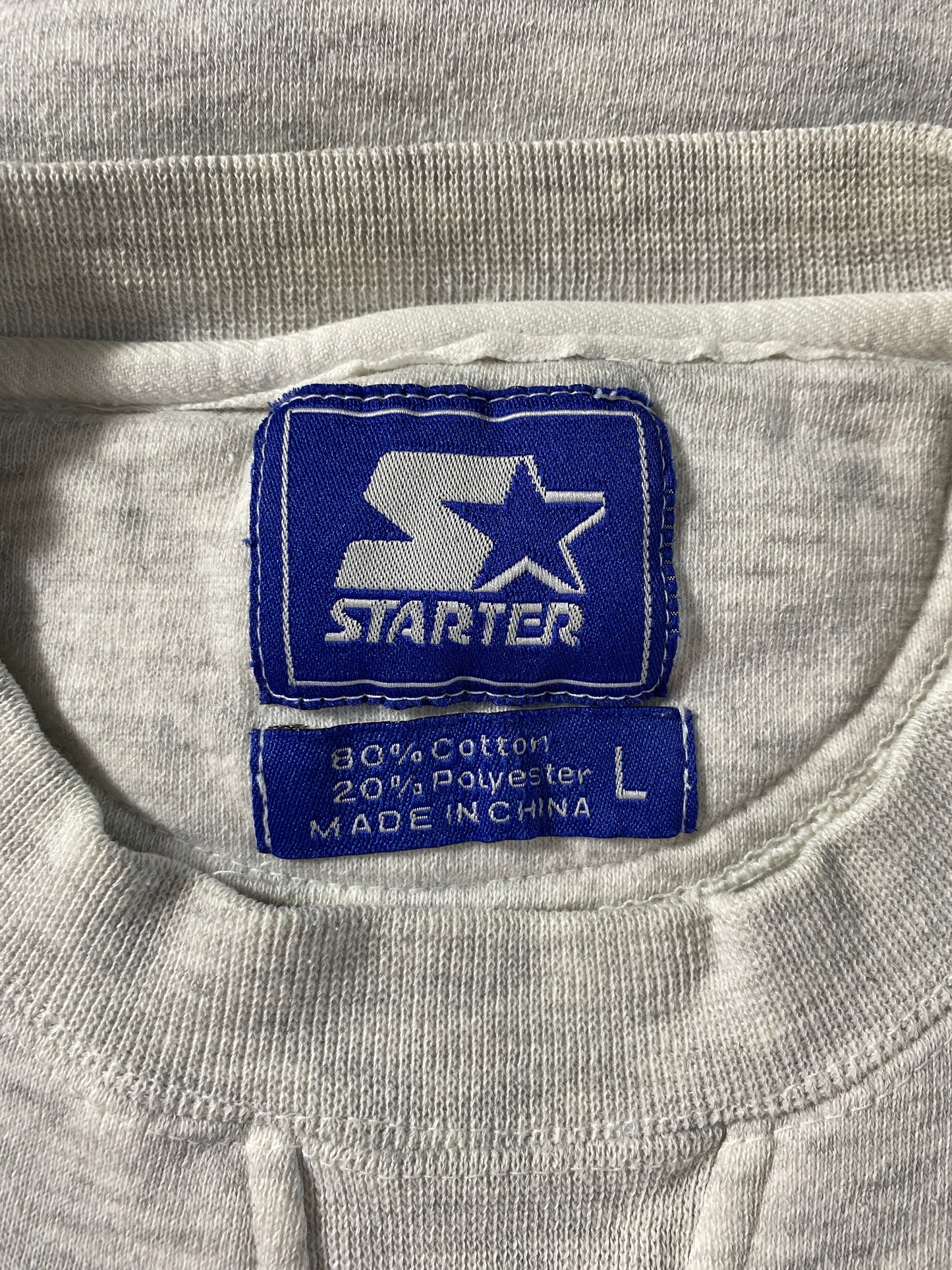 00' STARTER x DALLAS COWBOYS Size L NFL Sweat-Shirt / F797S