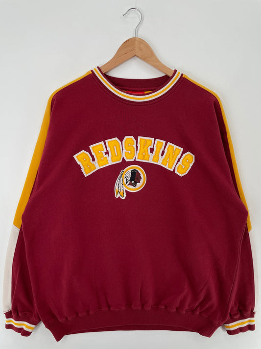 Vintage WASHINGTON REDSKINS Size L Vintage NFL Sweat-shirt / F1297S