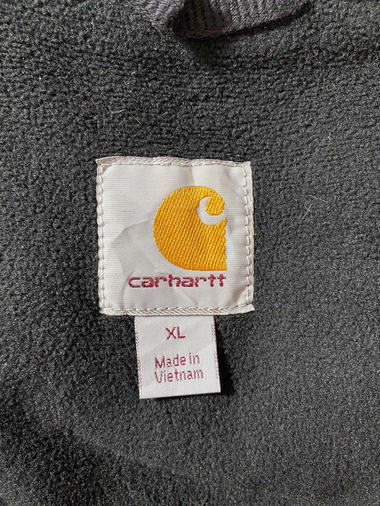 Vintage CARHARTT Size XL Zip-up Hoodie Sweat-Shirt / F2248S
