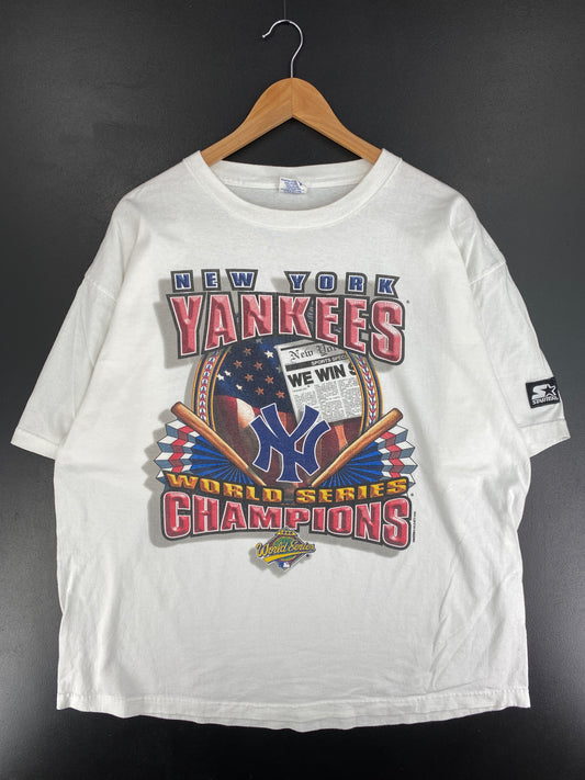 1996 STARTER x NEW YORK YANKEES Made in USA Size XL MLB Vintage MLB T-Shirt / E8945T