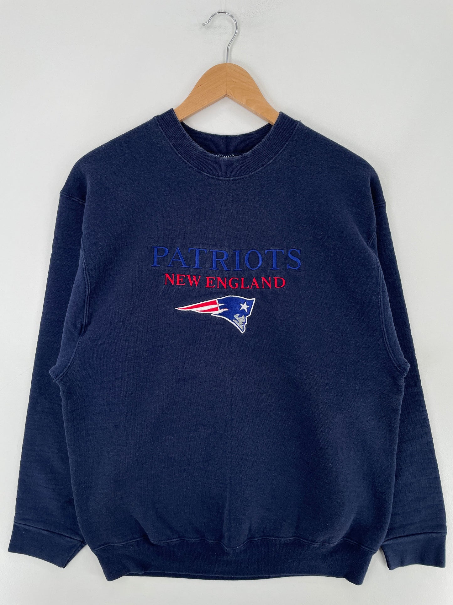 90's SALEM x NEW ENGLAND PATRIOTS Made in USA Size L Vintage NFL Sweat-shirt / F1508S
