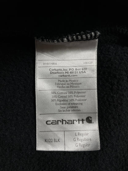 Vintage CARHARTT Size L Hoodie Zip-up Sweat-Shirt / F3990S