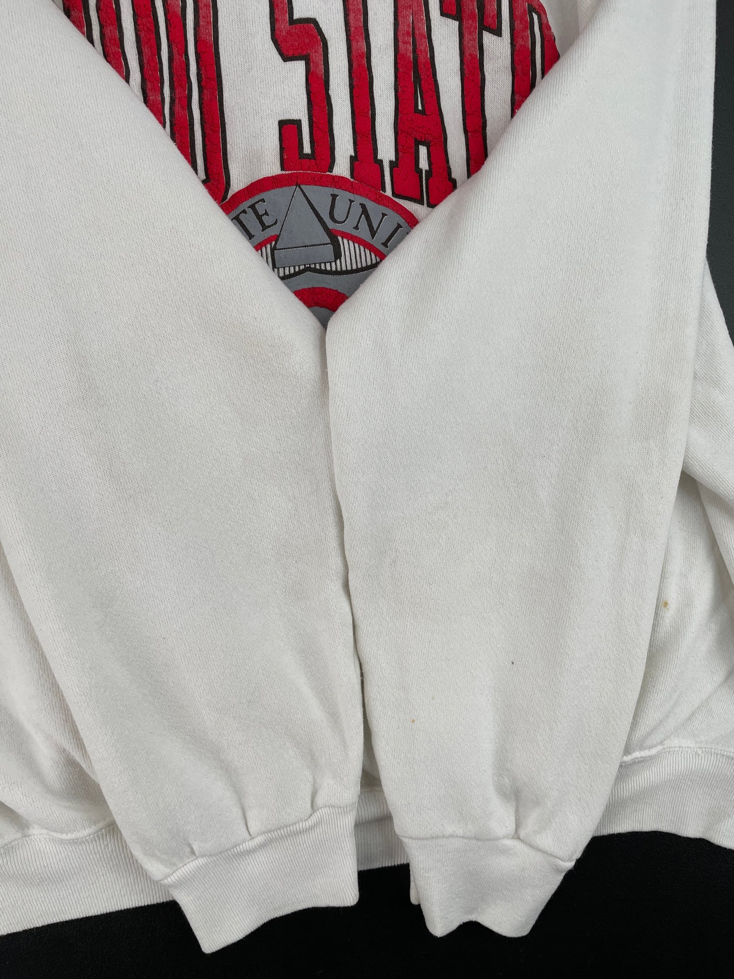 90’s OHIO STATE BUCKEYES Size XL Vintage College Sweat-Shirt / G4695S