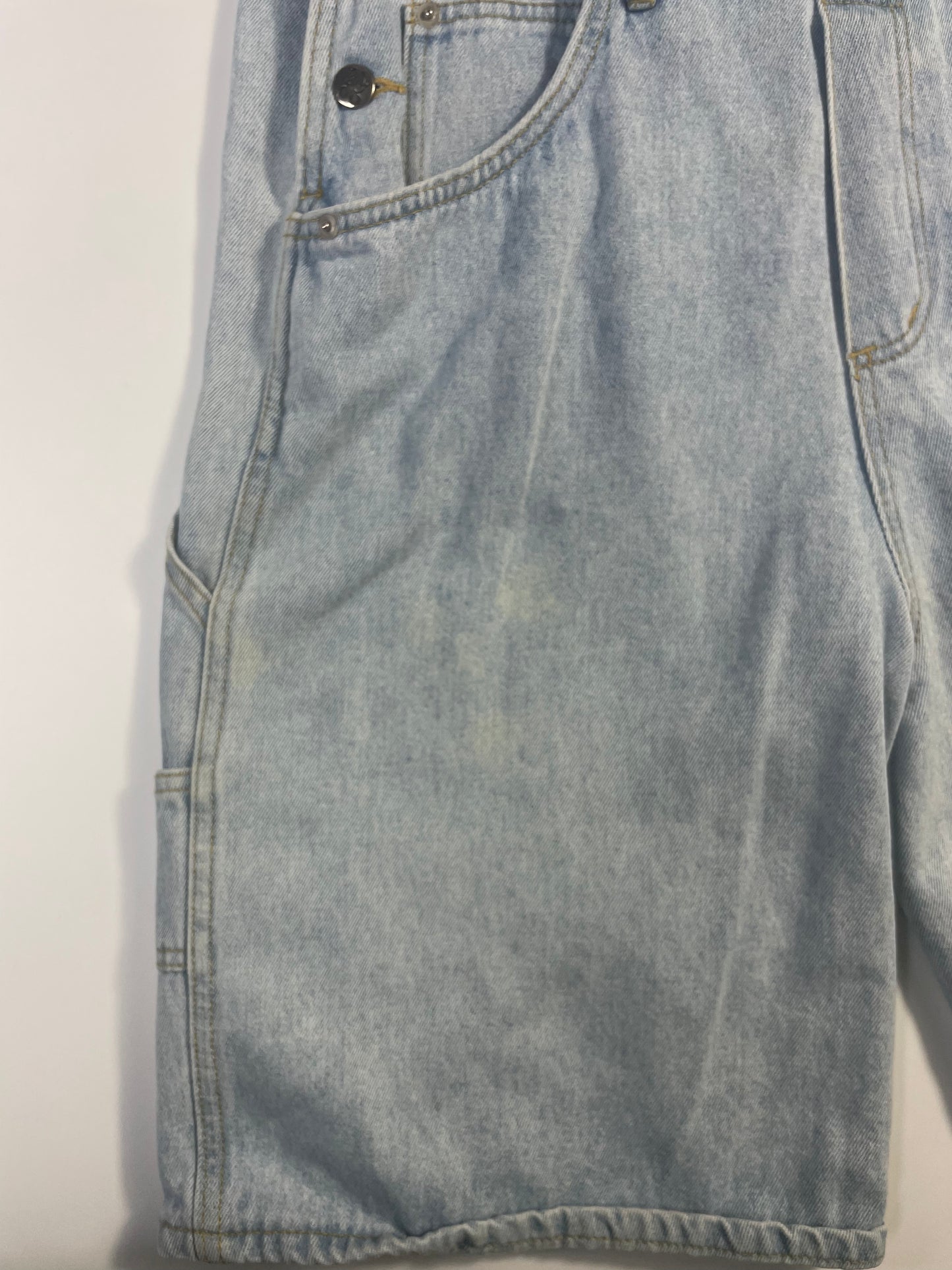 90's DISNEY MICKEY AND MINNIE Size Women's M Vintage Denim Overall / E8766P