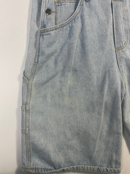 90's DISNEY MICKEY AND MINNIE Size Women's M Vintage Denim Overall / E8766P