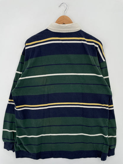 90's NAUTICA Size XL Vintage Rugby-Shirt / F634R