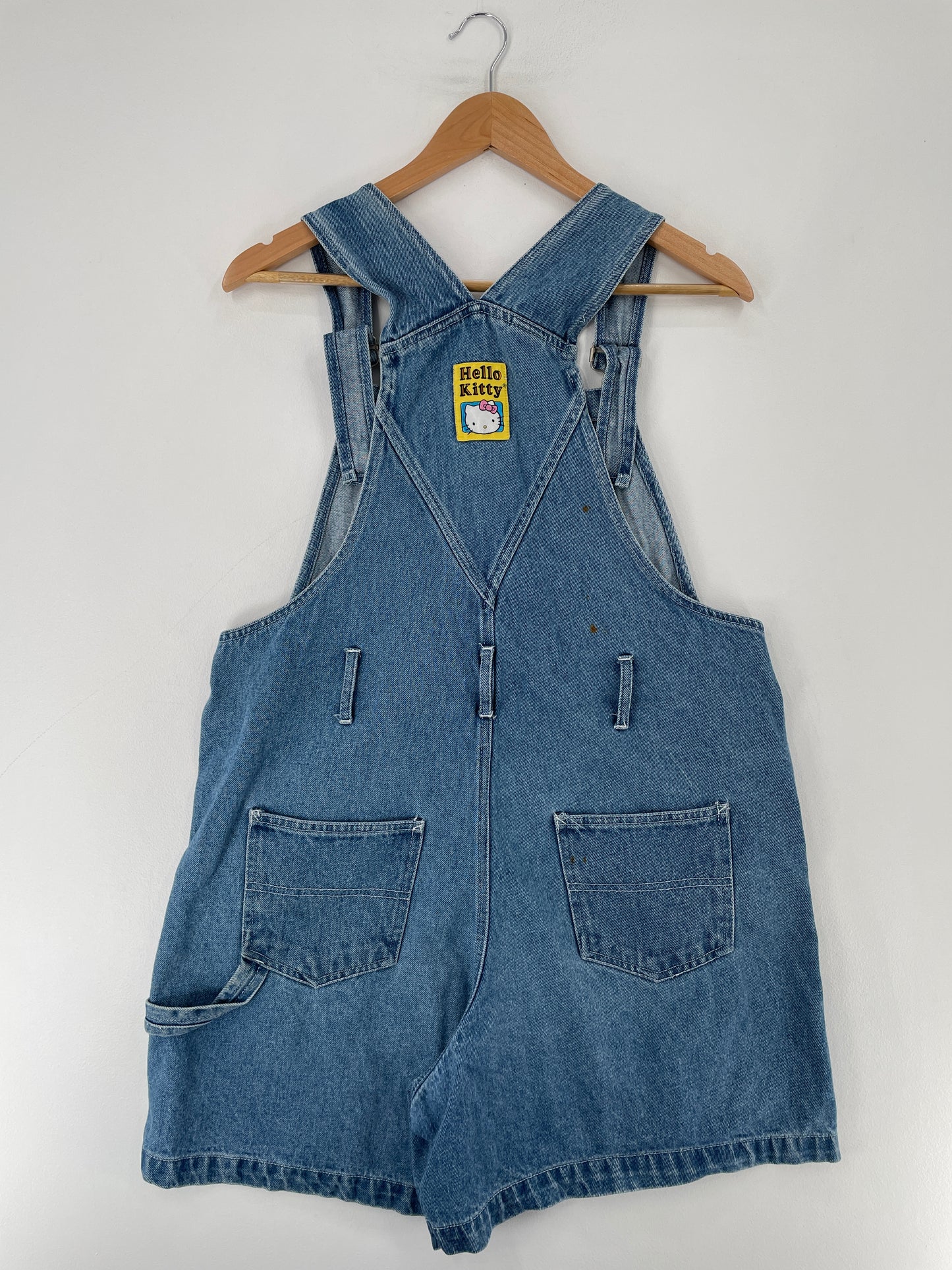 Vintage SANRIO HELLO KITTY Size Approx.L Denim Overall / E7839P