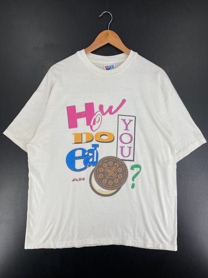 90's OREO Made in USA Size XL Vintage T-Shirts/ G274T