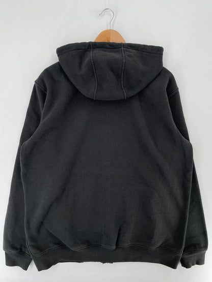Vintage CARHARTT Size L Hoodie Zip-up Sweat-Shirt / F3990S