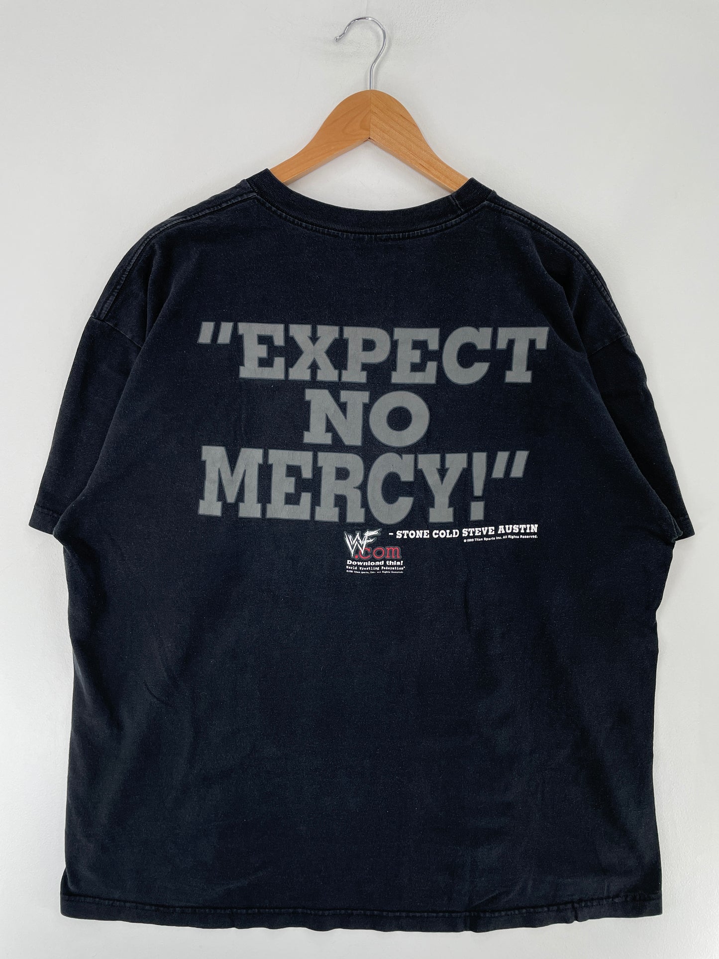 1999 STONE COLD STEVE AUSTIN Size No Tag (Approx.L) Vintage WWF T-shirt / E7735T