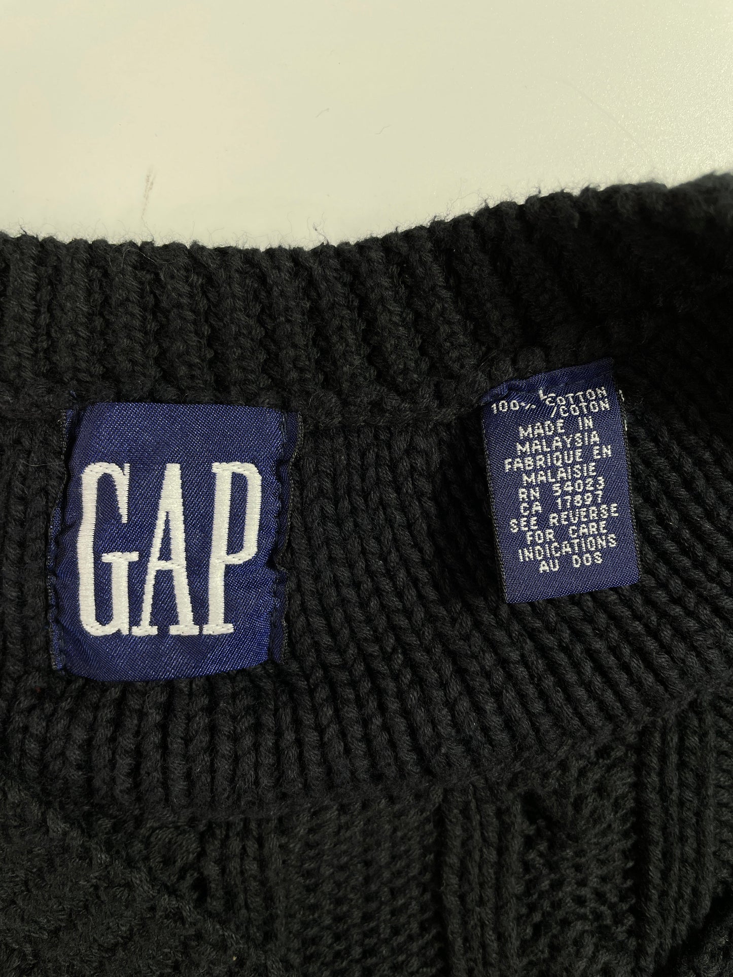 90’s GAP Size L Cotton Knit Sweater / G4941K