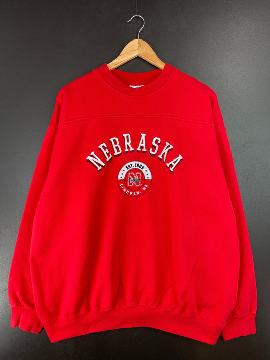 Vintage NEBRASKA Size XL College Sweat-Shirt / F4247S