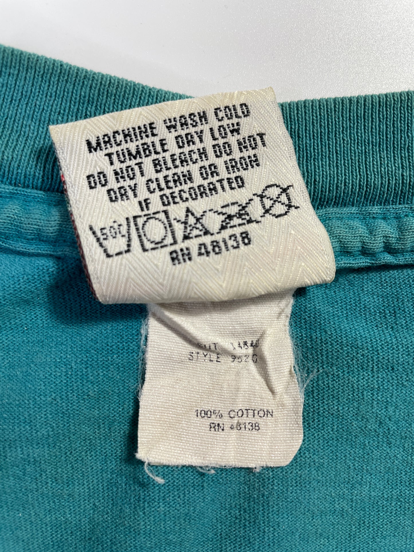 90's SAN JOSE SHARKS Made in USA Size L Vintage NHL T-shirt / E7354T