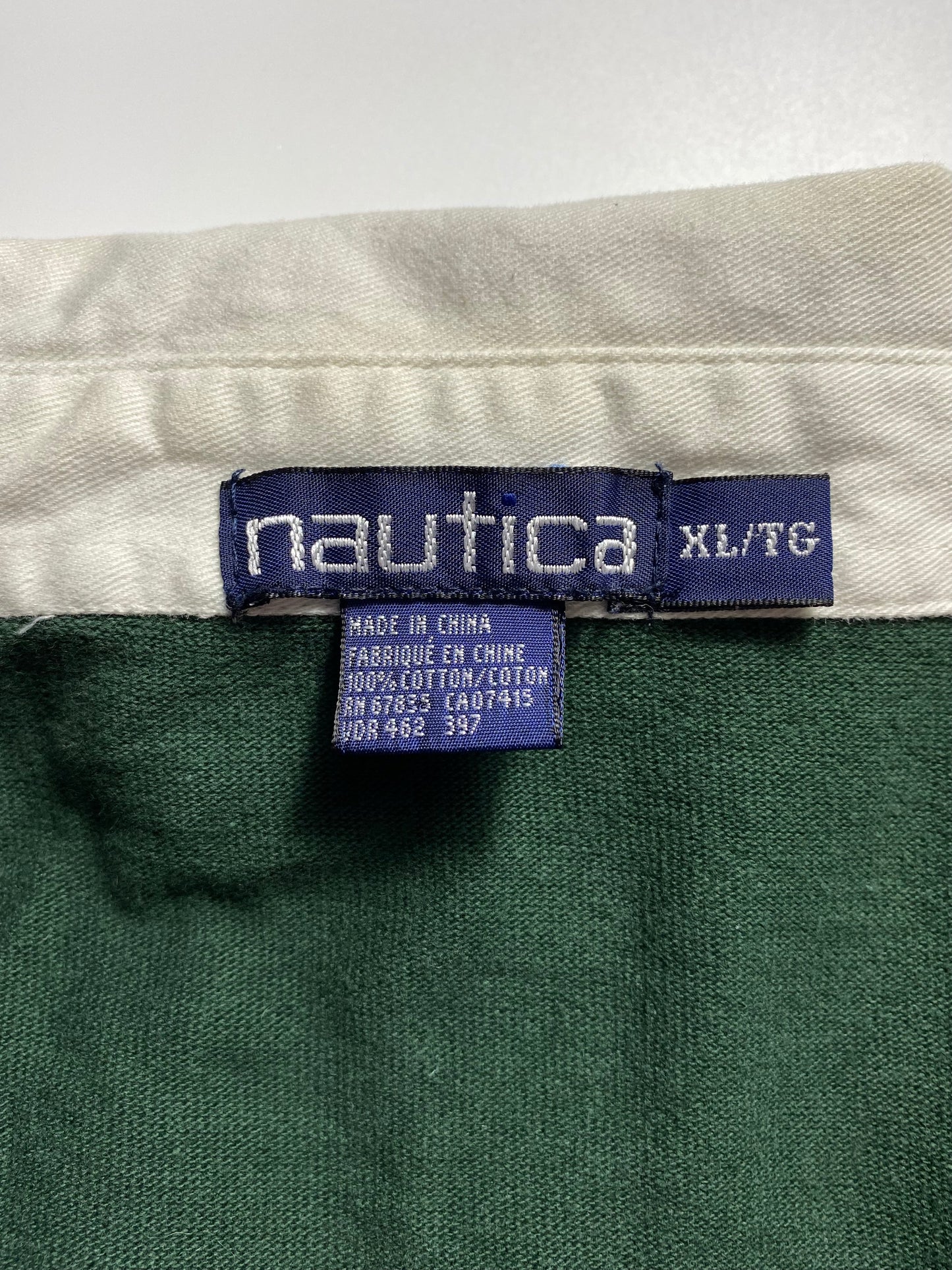 90’s NAUTICA Size XL Rugby-Shirt / F8367R