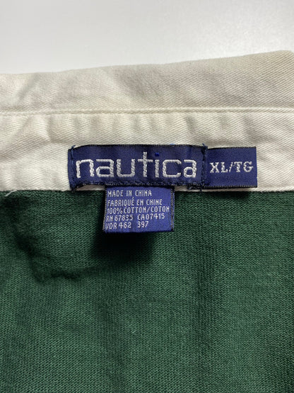 90’s NAUTICA Size XL Rugby-Shirt / F8367R