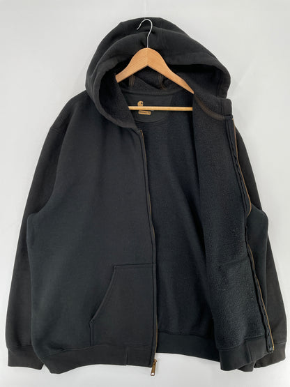 .Vintage CARHARTT Size XXL Hoodie Zip-up Sweat-Shirt / E6968S