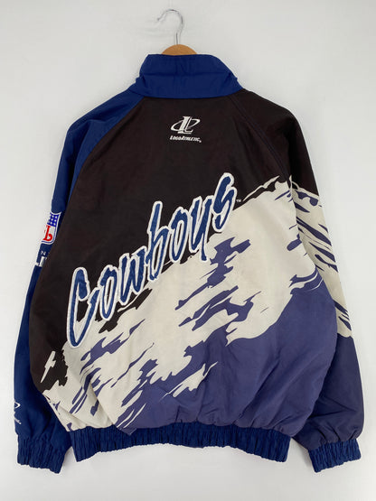 90’s DALLAS COWBOYS Size L Vintage NFL Nylon Jacket / E9059N