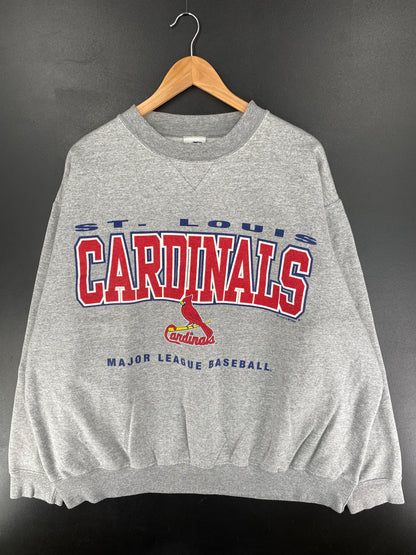 2001 ST. LOUIS CARDIMALS Made in USA Size XXXL MLB Sweat-Shirt / E8567S