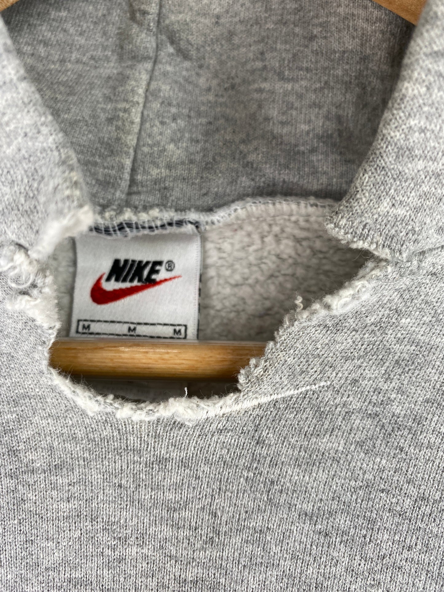90's NIKE CENTER SWOOSH Made in USA Size XL Vintage Hoodie Sweat-shirt / F9148S
