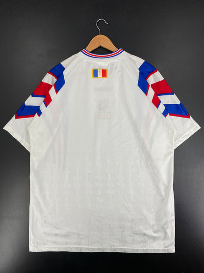 .90's ADIDAS TEAM FRANCE Size XL Vintage Game-Shirt / E9359T