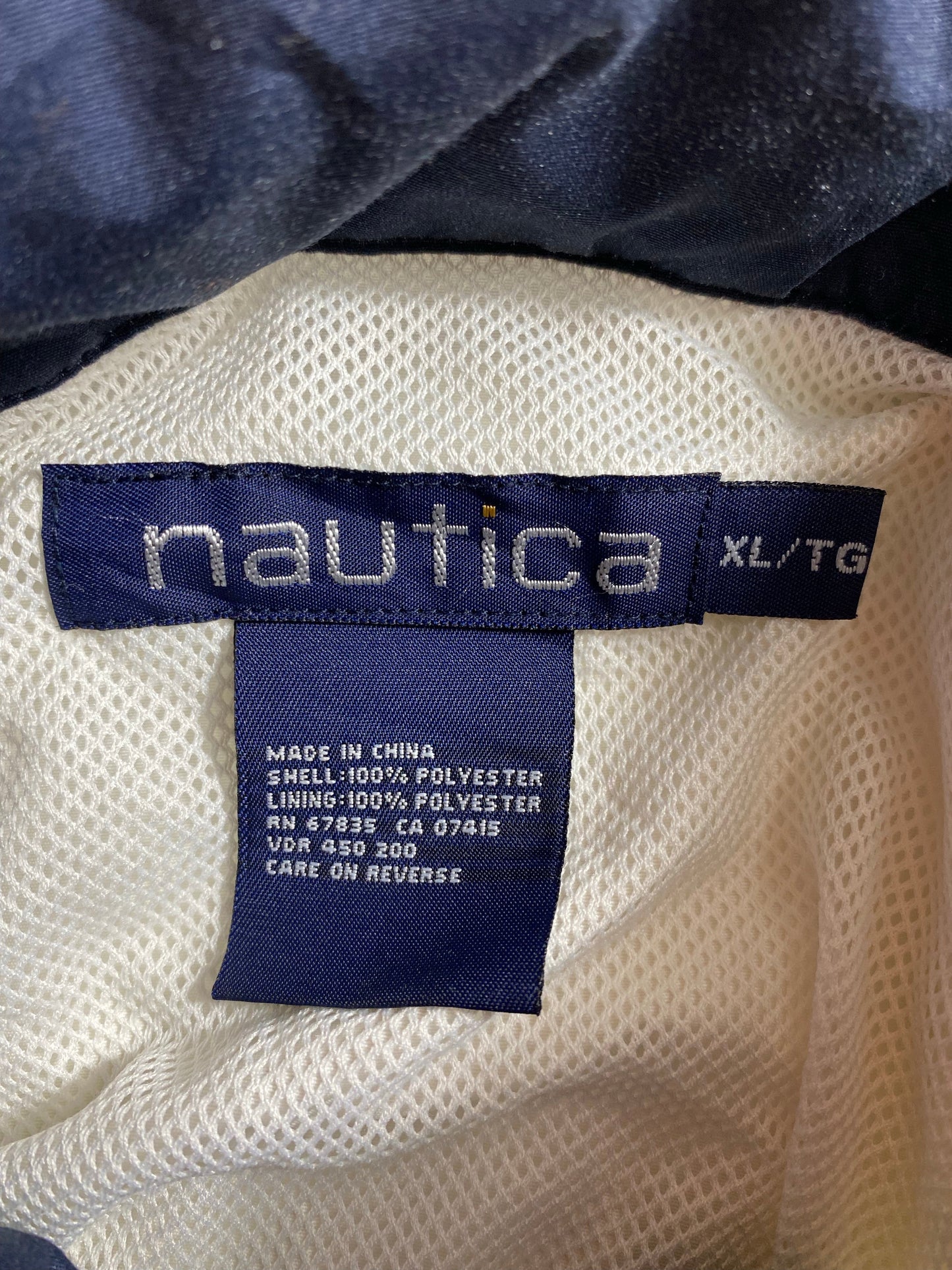 90’s NAUTICA Size XL Vintage Nylon Jacket / G3218N