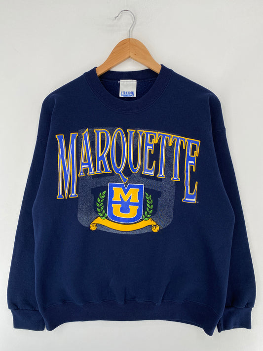 90’s MARQUETTE Size No Tag (Approx.L) College Sweat-Shirts / E9461S