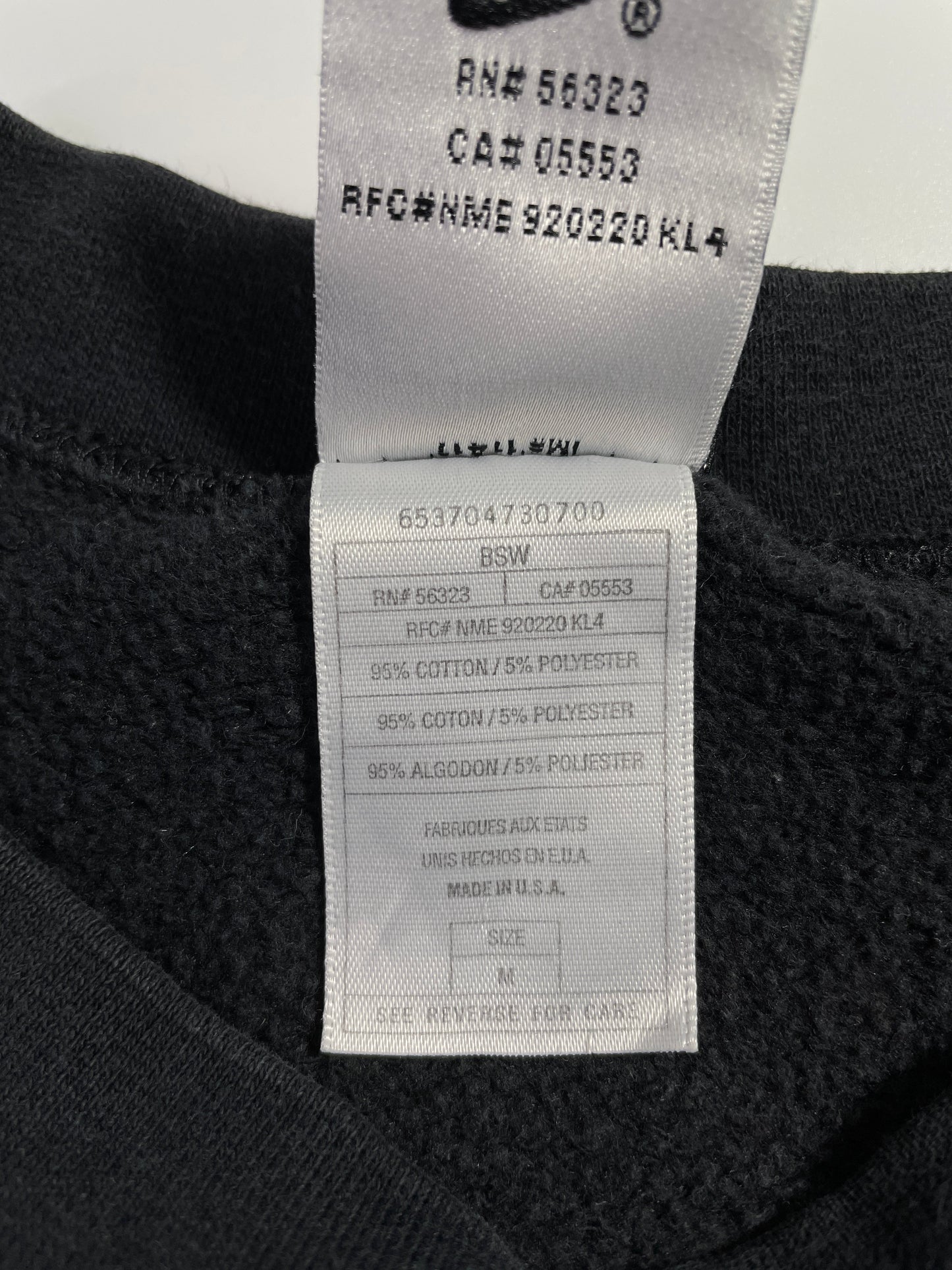 90's NIKE x PITTSBURGH STEELERS Made in USA Size M Vintage NFL Sweat shirt / F2970SS