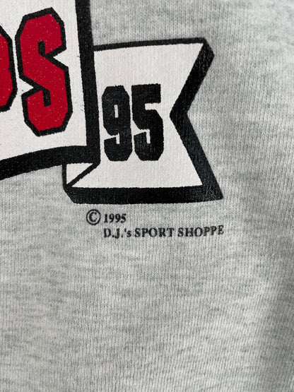 1995 NEBRASKA HUSKERS Made in USA Size XL Vintage College Sweat-Shirt / F903S