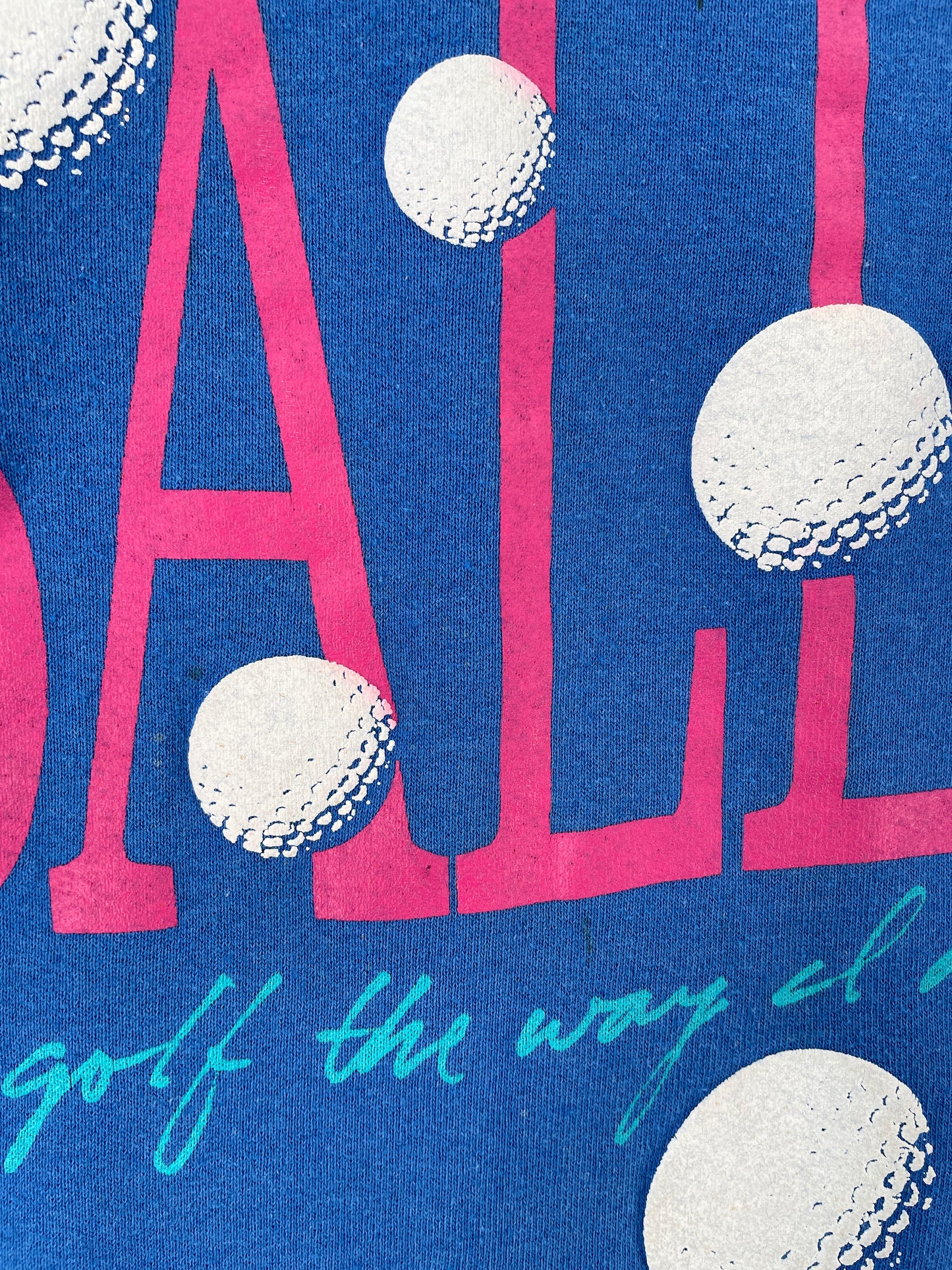 90's GOLF BALLS Made in USA Size XL Vintage Sweat-Shirt / E7050S