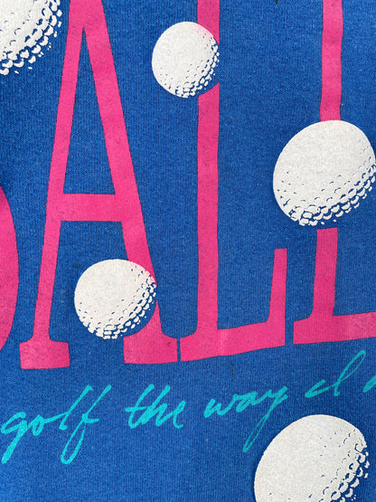 90's GOLF BALLS Made in USA Size XL Vintage Sweat-Shirt / E7050S