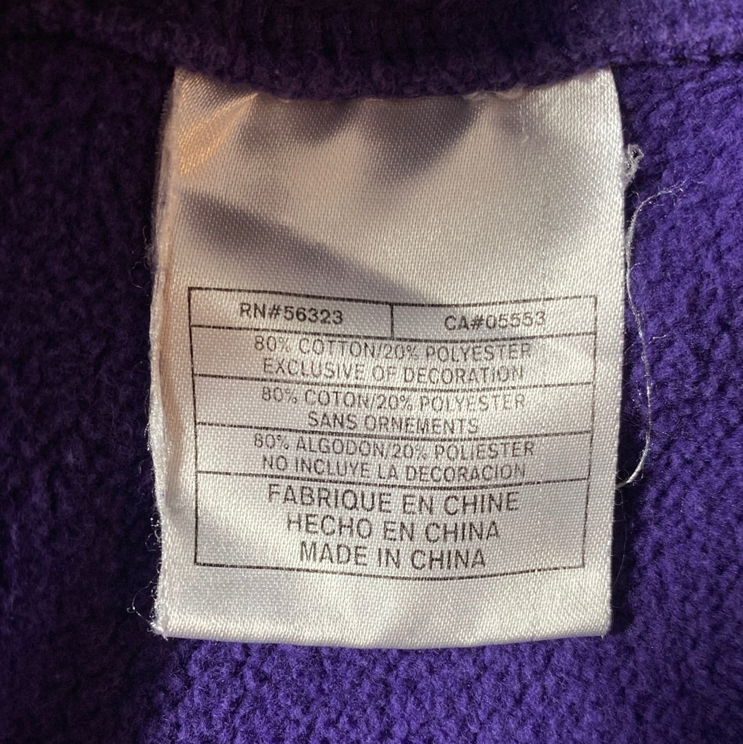 00' NIKE x KANSAS STATE Size M Vintage College Hoodie Sweat-Shirt / F1316S