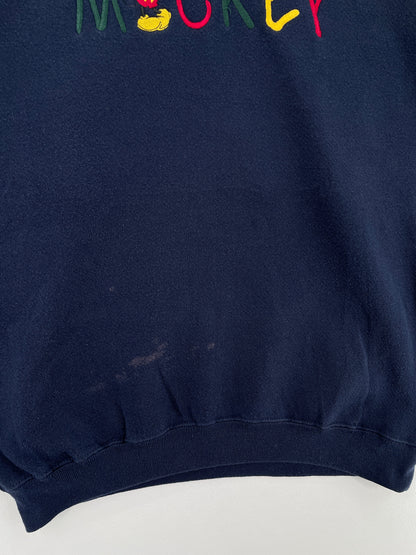 90's DISNEY MICKEY Made in USA Size M Vintage Sweat-shirt / G6024S