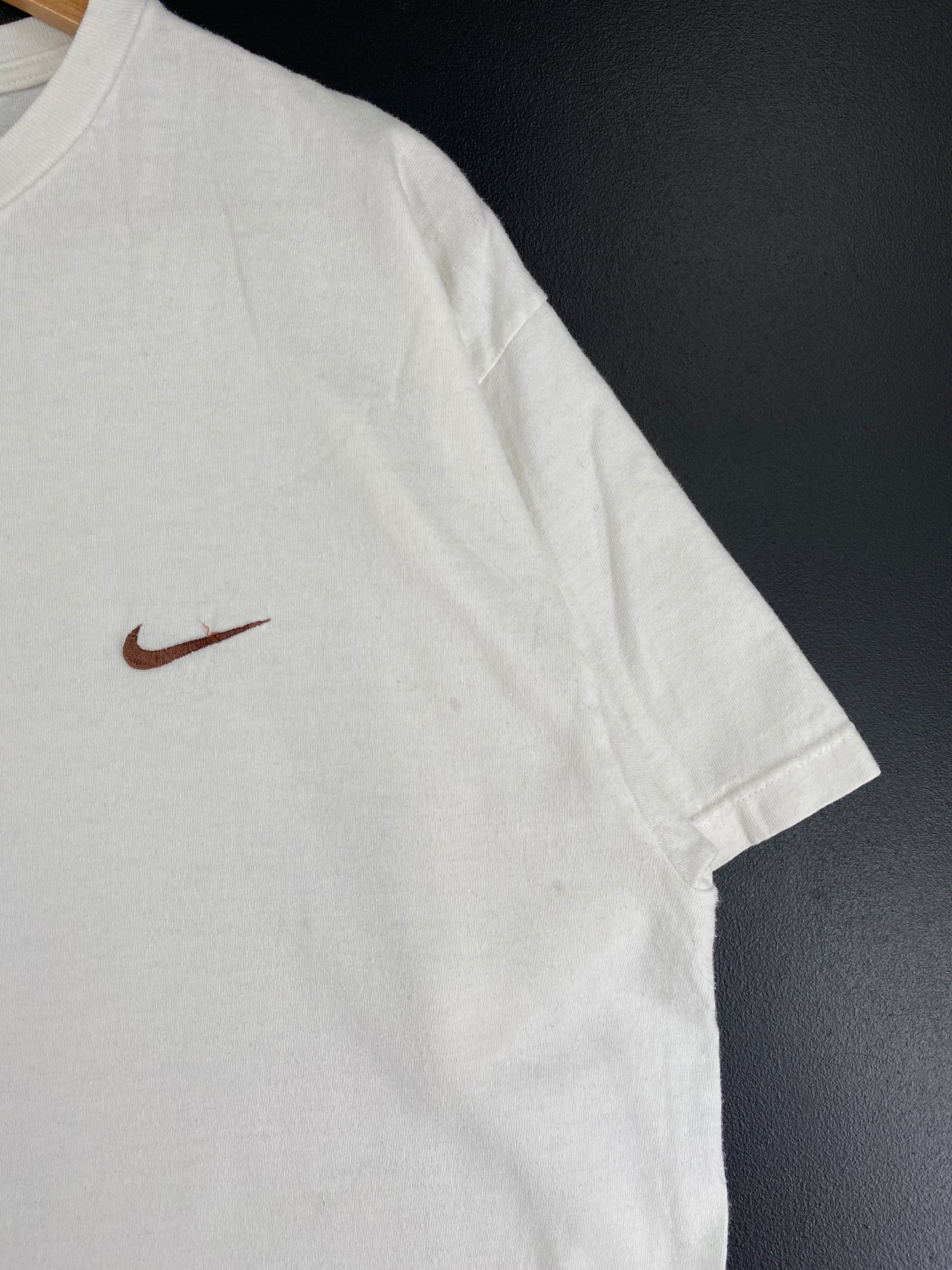 90's NIKE MINI SWOOSH Made in USA Size L Vintage T-Shirt / E9363T