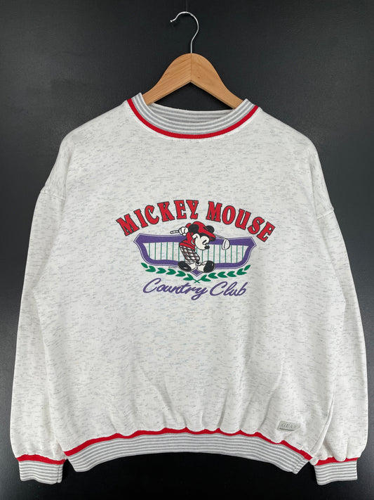 90’s DISNEY MICKEY Size L Vintage Sweat-shirt / F8296S