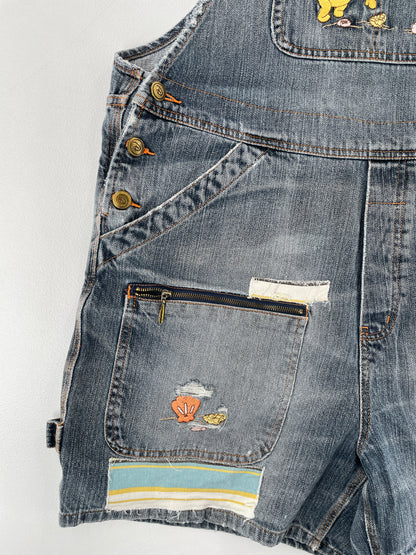 Vintage DISNEY DISNEY WINNIE THE POOH Size L Denim Overall / E7848P