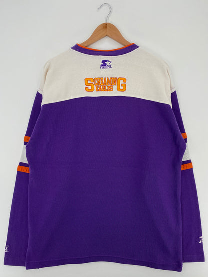 90's STARTER x COACH MINNESOTA STATE SCREAMING EAGLES Size XL Vintage TV SHOW Sweat-Shirt / F7257S