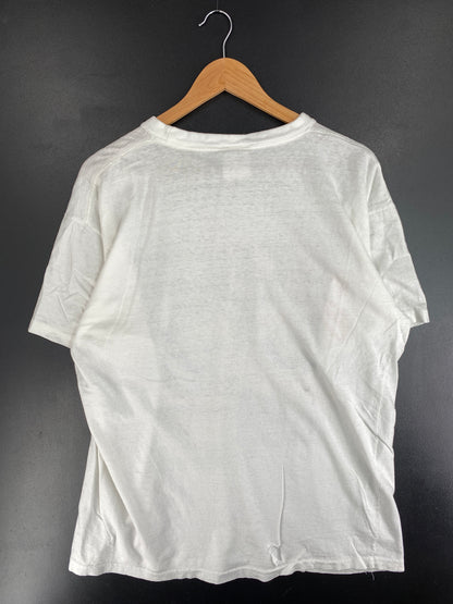 90's "WE BELIEVE IN MAGIC" Size No Tag (Approx.L) Vintage NBA T-Shirt / E8943T