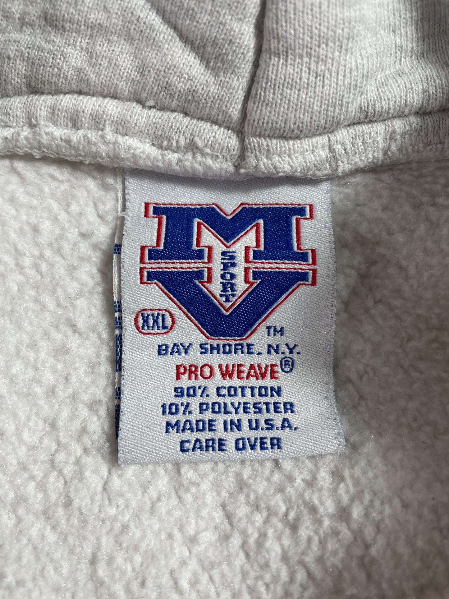 90's BOSTON COLLEGE EAGLES Made in USA Size XXL Vintage College Hoodie Zip-up Sweat-Shirt / F1364S