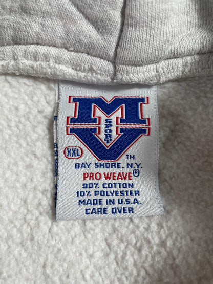 90's BOSTON COLLEGE EAGLES Made in USA Size XXL Vintage College Hoodie Zip-up Sweat-Shirt / F1364S