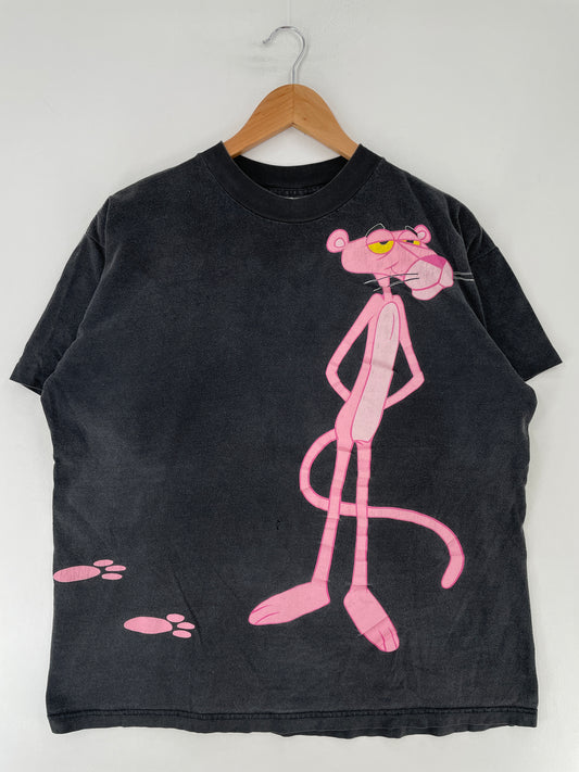 1996 PINK PANTHER Made in USA Size L Vintage T-shirt / E9940T