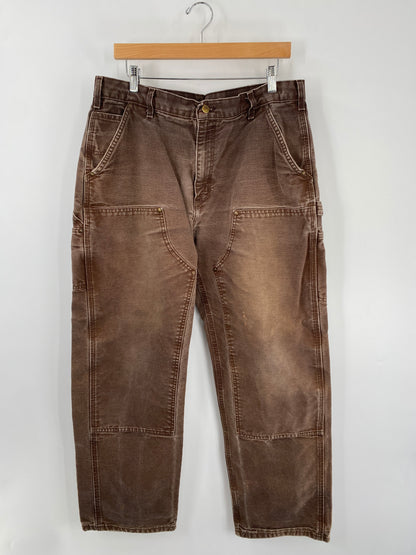 Vintage CARHARTT Size W32xL33 Double Knee Duck Pant / E8866P