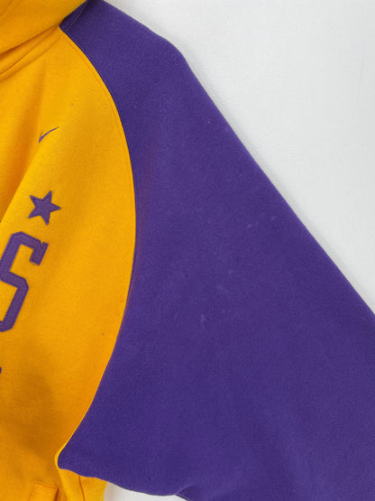 00' Deadstock NIKE x LOS ANGELES LAKERS Size XL Vintage Hoodie Zip-up Sweat-shirt / F5775S