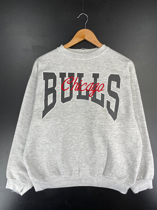 90's CHICAGO BULLS Made in USA Size XL Vintage NFL Sweat-shirt / F6959S