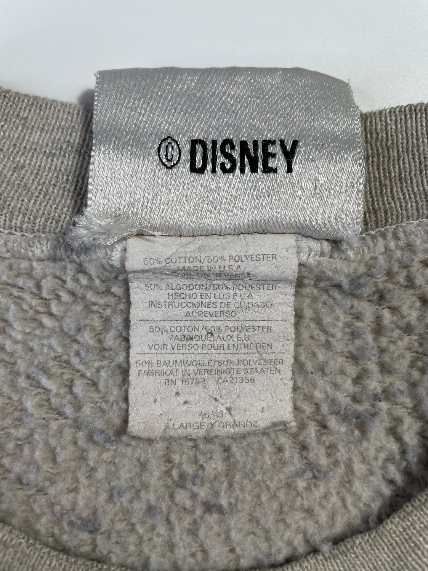90's DISNEY MICKEY Made in USA Size L Vintage Sweat-shirt / E7917S
