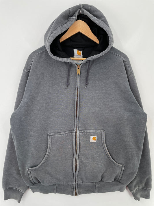 Vintage CARHARTT Size Approx.XL Zip-up Hoodie Sweat Shirt / F3310S