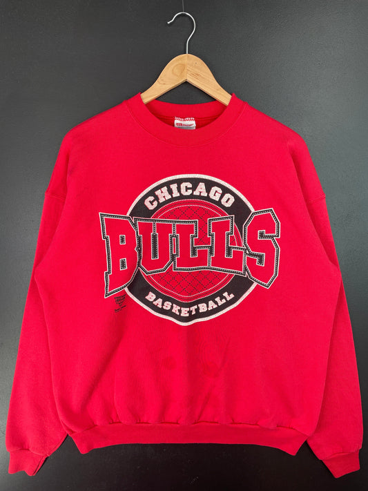 90's CHICAGO BULLS Size XL Vintage NBA Sweat-Shirt / F3456S