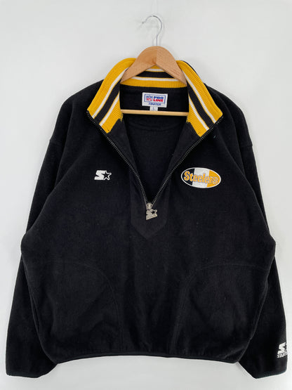 90’s STARTER x PITTSBURGH STEELERS Size L NFL Fleece / F5772S