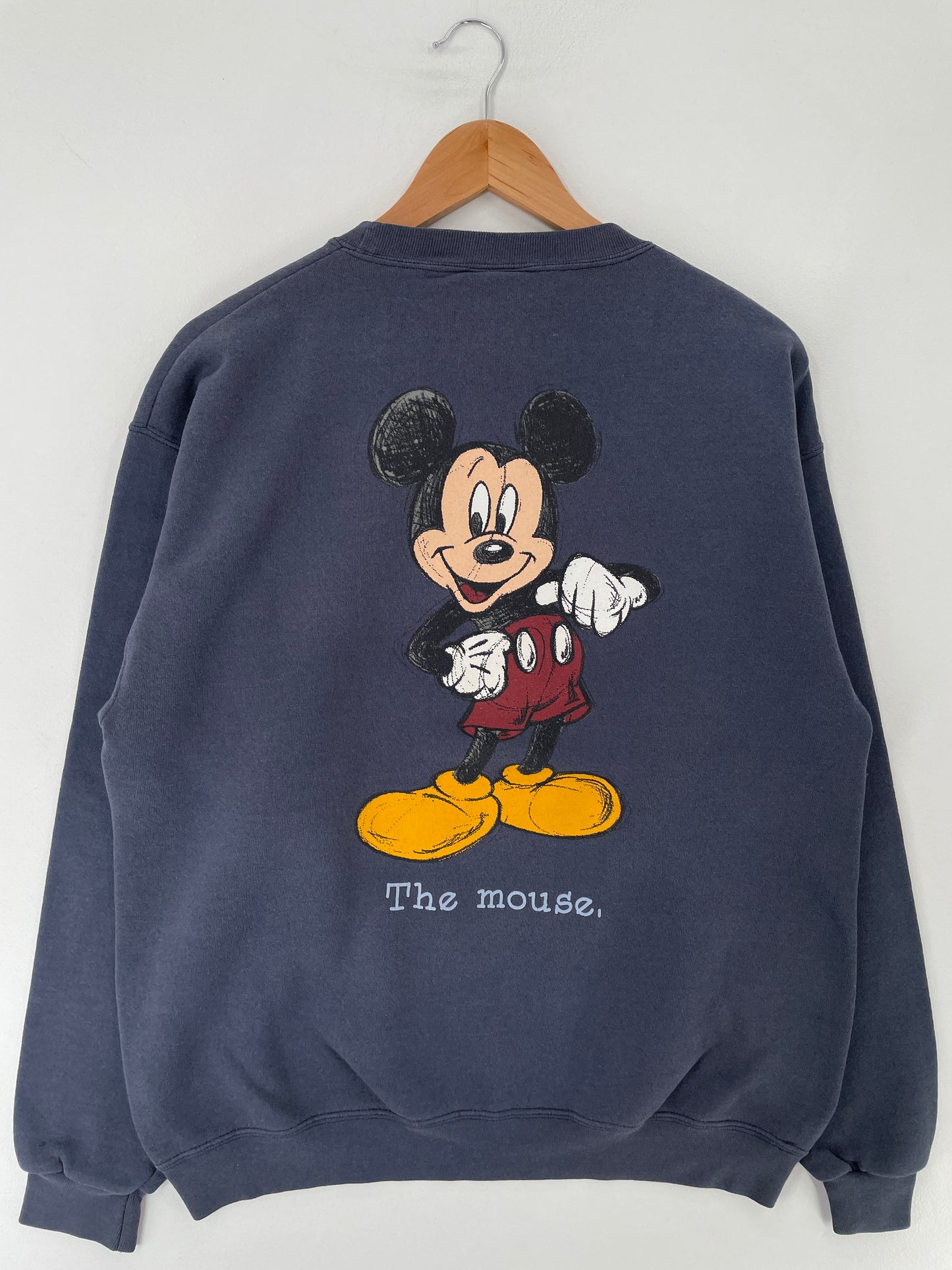 90's DISNEY MICKEY Made in USA Size M Vintage Sweat-shirt / F65S