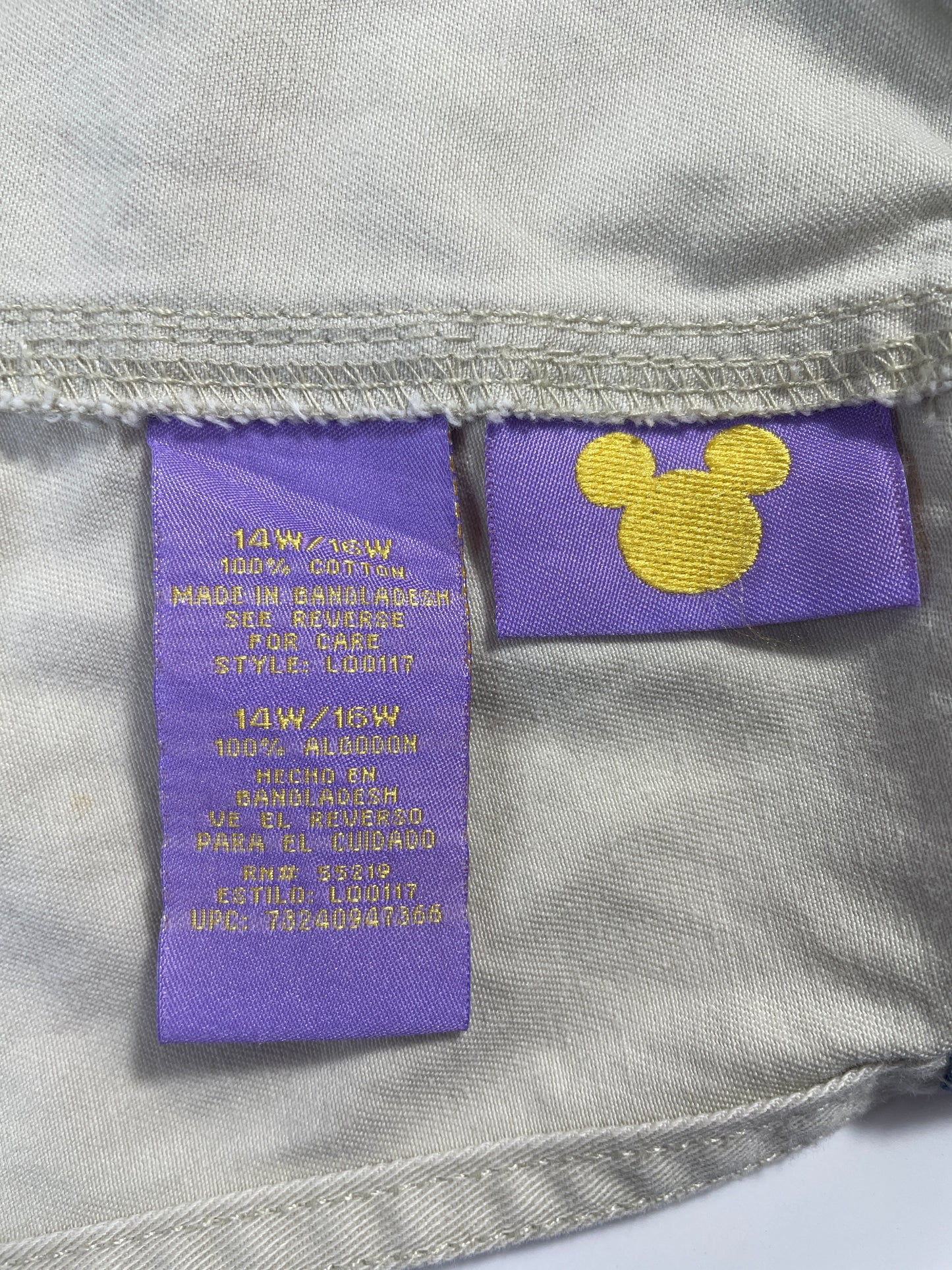 Vintage DISNEY EEYORE Size Ladies.14-16W(M-L) Vintage Denim Overall / G1964P