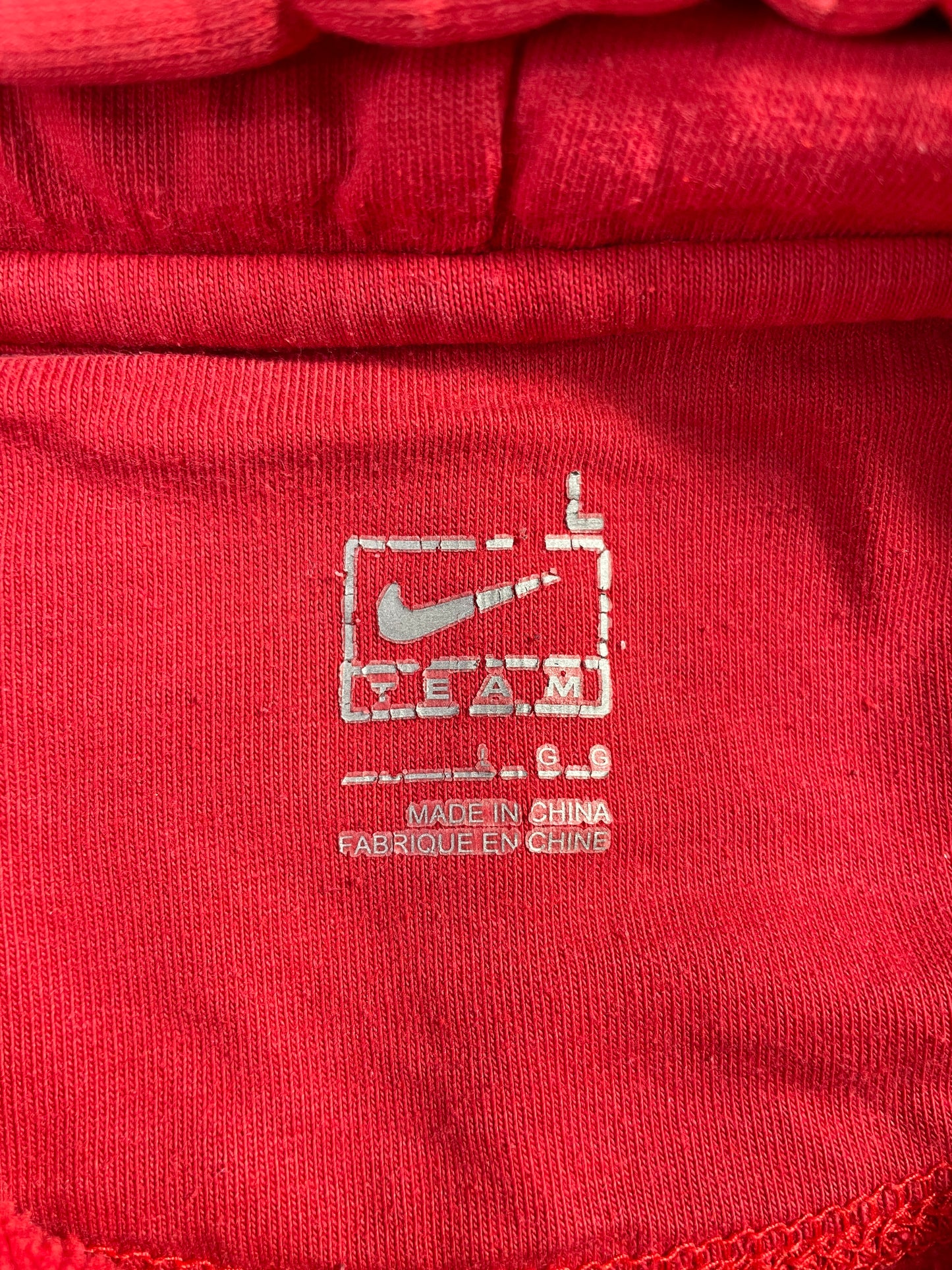 Vintage NIKE x OHIO STATE Size L College Hoodie Sweat-Shirt / E7188S